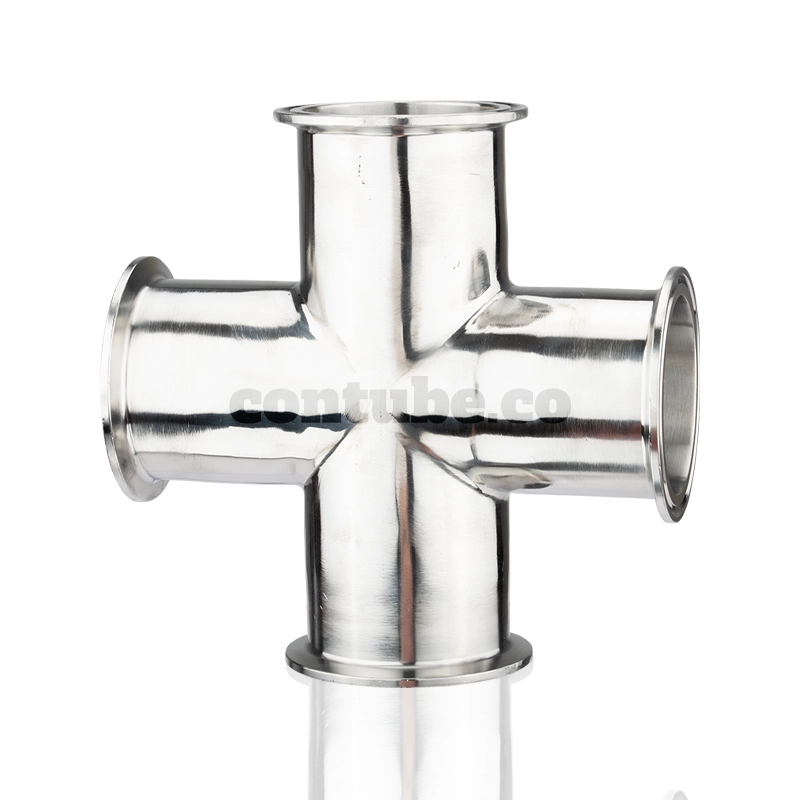 sanitary clamp cross stub end